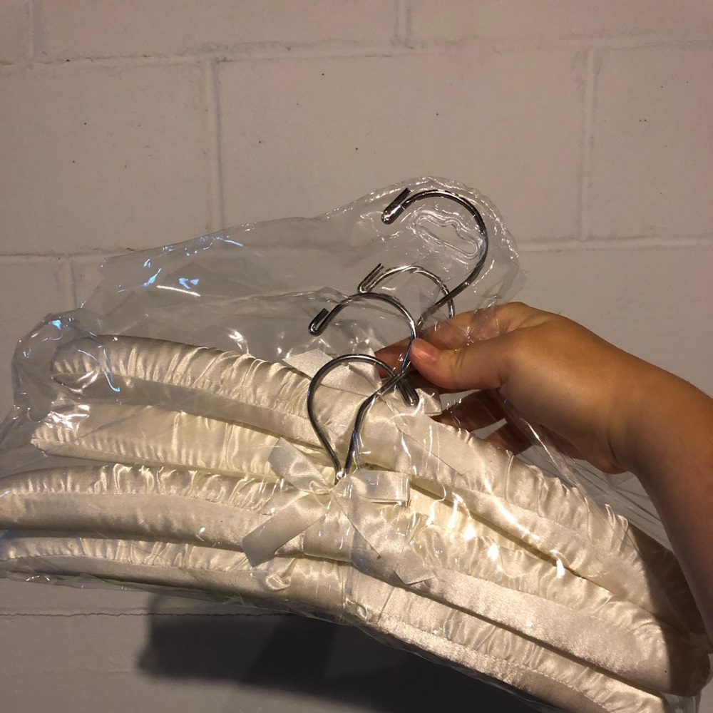 Padded satin hangers